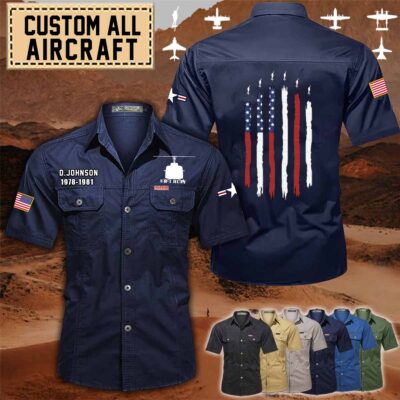 uh 1 huey uh1aircraft cotton cargo shirts1 tzlvx
