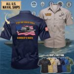 uss bunker hill cg 52cotton cargo shirts1 azybm