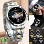 USS Conquest (MSO-488)_Stainless Steel Watch