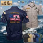 uss hawkbill ssn 666cotton cargo shirts1 uwkhz