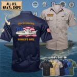 uss manitowoc lst 1180cotton cargo shirts1 fltzr