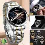 USS Michigan (SSGN-727)_Stainless Steel Watch