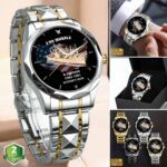 USS Mobile (LKA-115)_Stainless Steel Watch