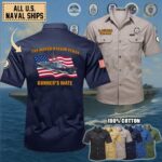 uss oliver hazard perry ffg 7cotton cargo shirts1 2m723