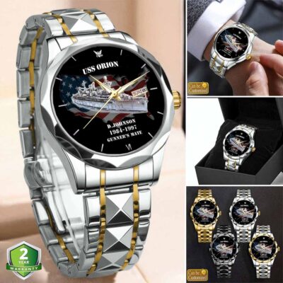 uss orion as 18stainless steel watch 1s0kt