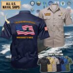 uss richard b russell ssn 687cotton cargo shirts1 moqy3