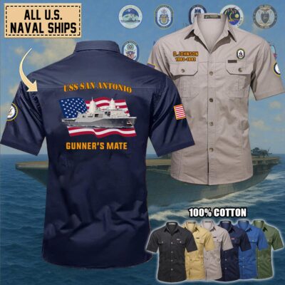 uss san antonio lpd 17cotton cargo shirts1 wjfl6