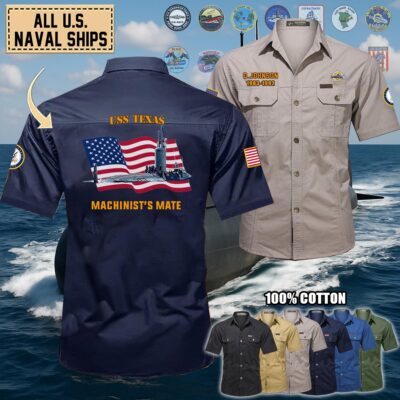 uss texas ssn 775cotton cargo shirts1 l05x2