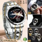 XB-70 Valkyrie XB70_Aircraft Stainless Steel Watch