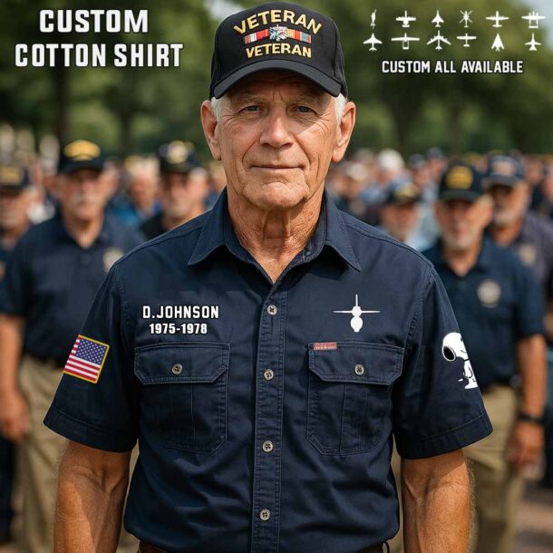 AGM 28B Hound Dog Missile Snoopy AGM28B Cotton Cargo Shirts 2