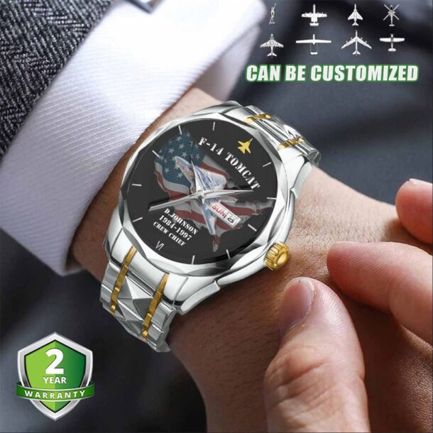 F 14 Tomcat F14 Stainless Steel Watch 3 Thu