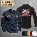 beechcraft king air 350long sleeve stand shirt1 nobyv
