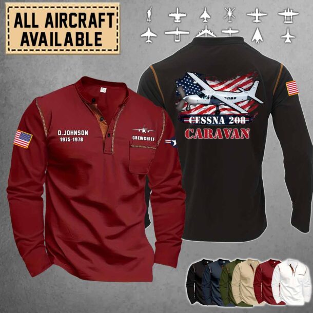 cessna 208 caravanlong sleeve stand shirt2 z58j8