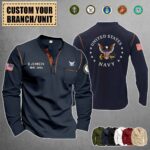 custom us branches long sleeve stand casual shirt 2 min min ku7px