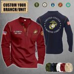 custom us branches long sleeve stand casual shirt 3 min min zl575