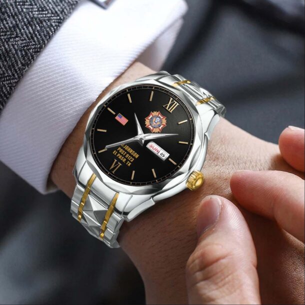 Custim VFW Stainless Steel Watch 3