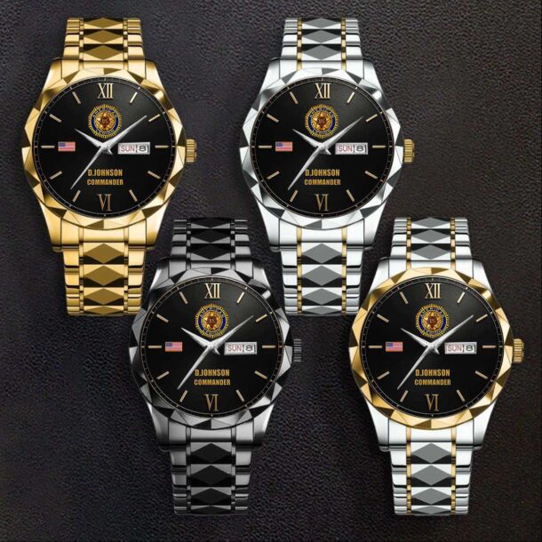 Custom American Legion Stainless Steel Watch 1