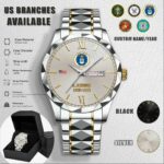 Custom US Branches Stainless Steel Watch 2