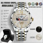 Custom USCGC Ships Stainless Steel Watch 4 