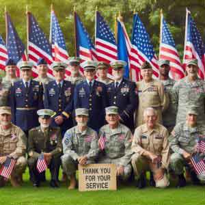 For Veteran Reunion Parade Party