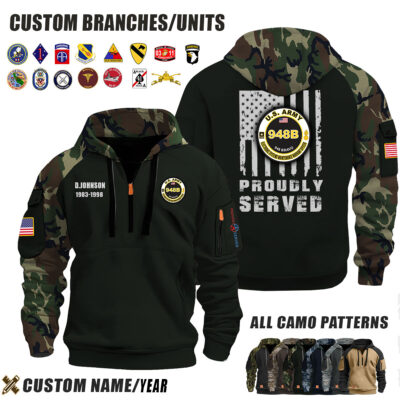 Cusotm US MOS Halfzip Hoodie 8