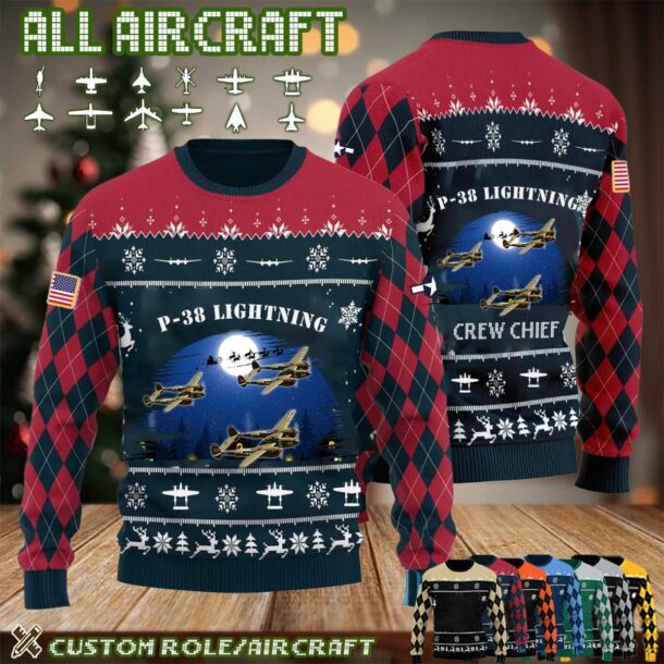 Custom Aircraft Ugly Sweater 3