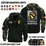 Custom US Branches H5 Halfzip Hoodie 1