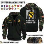 Custom US Branches H5 Halfzip Hoodie 12