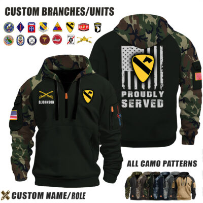Custom US Branches H5 Halfzip Hoodie 12