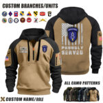 Custom US Branches H5 Halfzip Hoodie 15