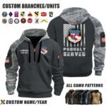 Custom US Branches H5 Halfzip Hoodie 2