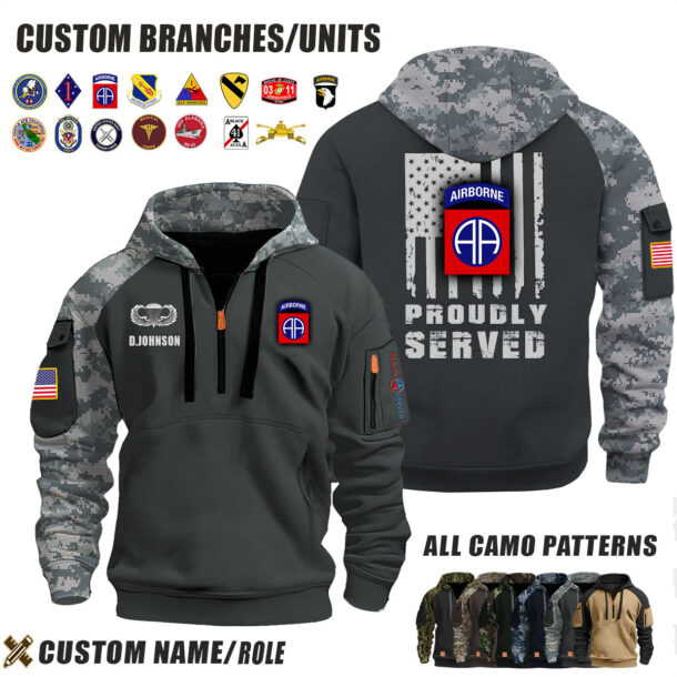 Custom US Branches H5 Halfzip Hoodie 3 1