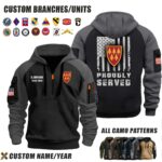 Custom US Branches H5 Halfzip Hoodie 9