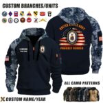 Custom US Branches Halfzip Hoodie 2 1