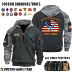 Custom US Branches Halfzip Hoodie 3