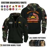 Custom US Branches Halfzip Hoodie1 2