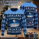 Custom US Naval Ships Ugly Sweater 17