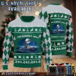 Custom US Naval Ships Ugly Sweater 9
