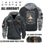 Custom Aircraft V1 Once An Airman Flag Halfzip Hoodie 1 1