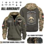 Custom Aircraft V1 Once An Airman Flag Halfzip Hoodie 5 1