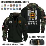 Custom US Branches H5 Halfzip Hoodie 3
