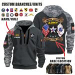 Custom US Military Units V3 Dual Flag Halfzip Hoodie 3 1
