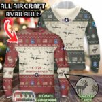 C-37A FIGHTING DOVES! 76th Airlift Squadron_Aircraft Sweater