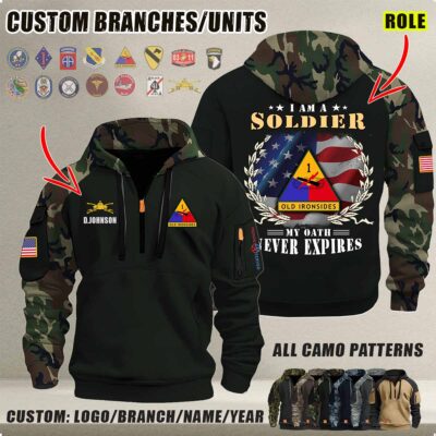 Camo Halfzip Hoodie 8 1