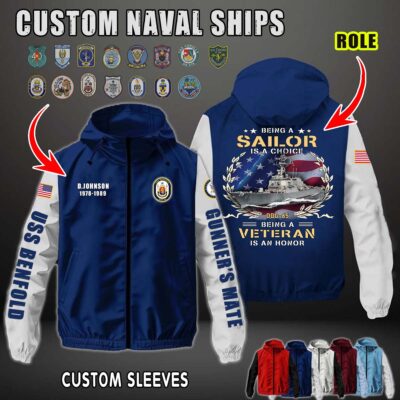 Flag Windbreaker Jacket 1