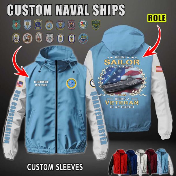 Flag Windbreaker Jacket 2