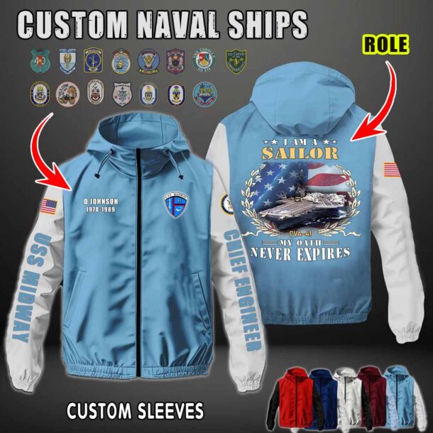 Flag Windbreaker Jacket 3 1